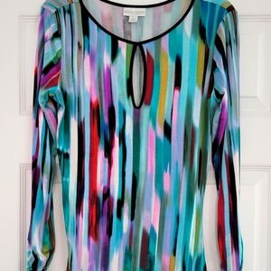 Bisou Bisou keyhole top-EUC